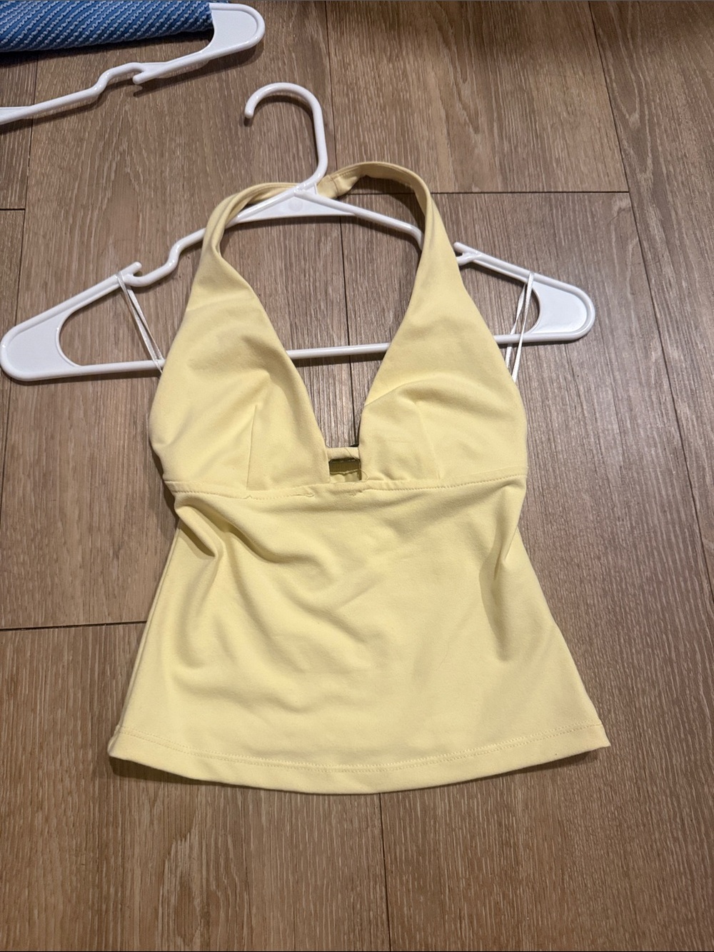 Princess Polly Yellow Halter Cami Top